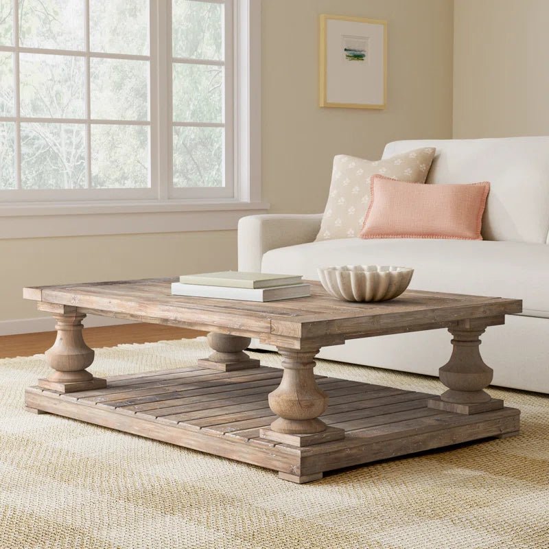 Mckew Solid Wood Coffee Table