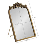 Arendahl 17.87 In. X 12 In. Traditional Arch Gold Framed Decorative Wall Mirror