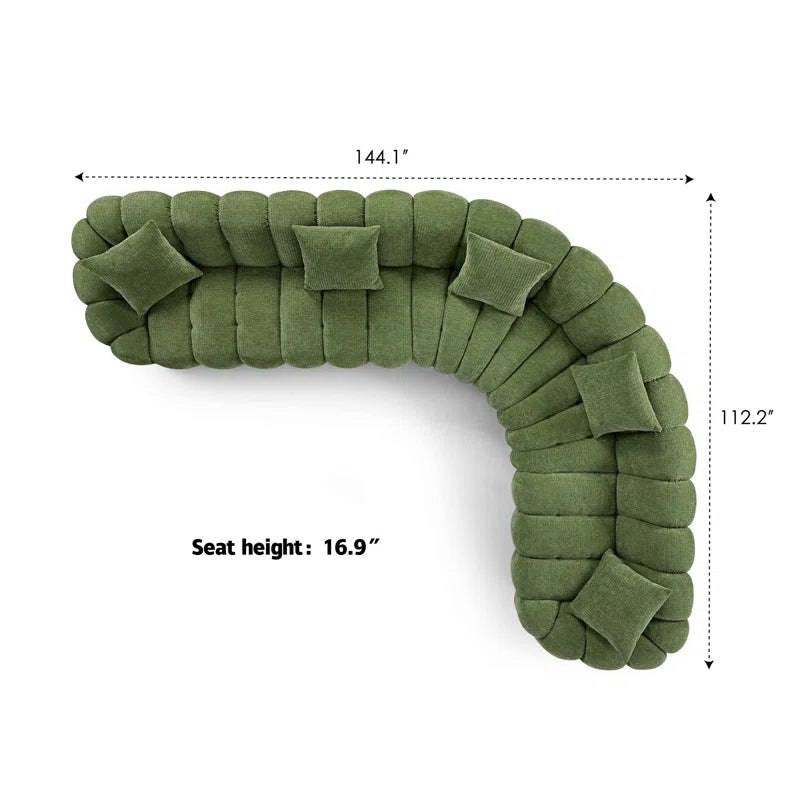 MINIMORE Modern Style Winnie L Shape 6S Sofa