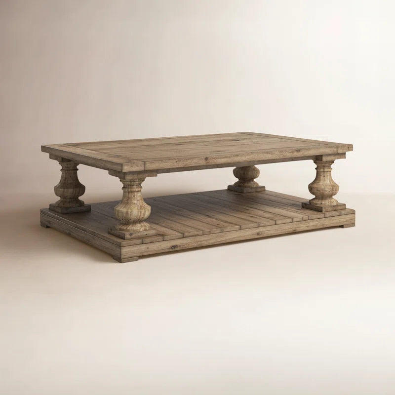 Mckew Solid Wood Coffee Table