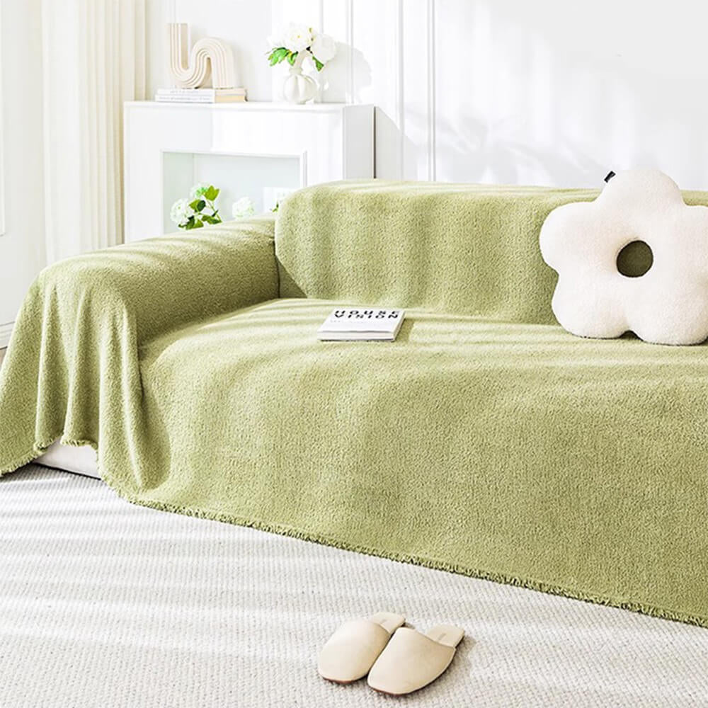 Soft Plush Water-Resistant Multi-Purpose Furniture Protection Couch Cover