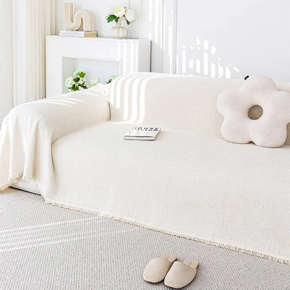 Soft Plush Water-Resistant Multi-Purpose Furniture Protection Couch Cover