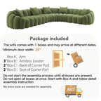 MINIMORE Modern Style Winnie L Shape 6S Sofa