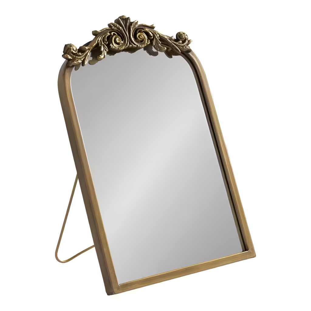 Arendahl 17.87 In. X 12 In. Traditional Arch Gold Framed Decorative Wall Mirror