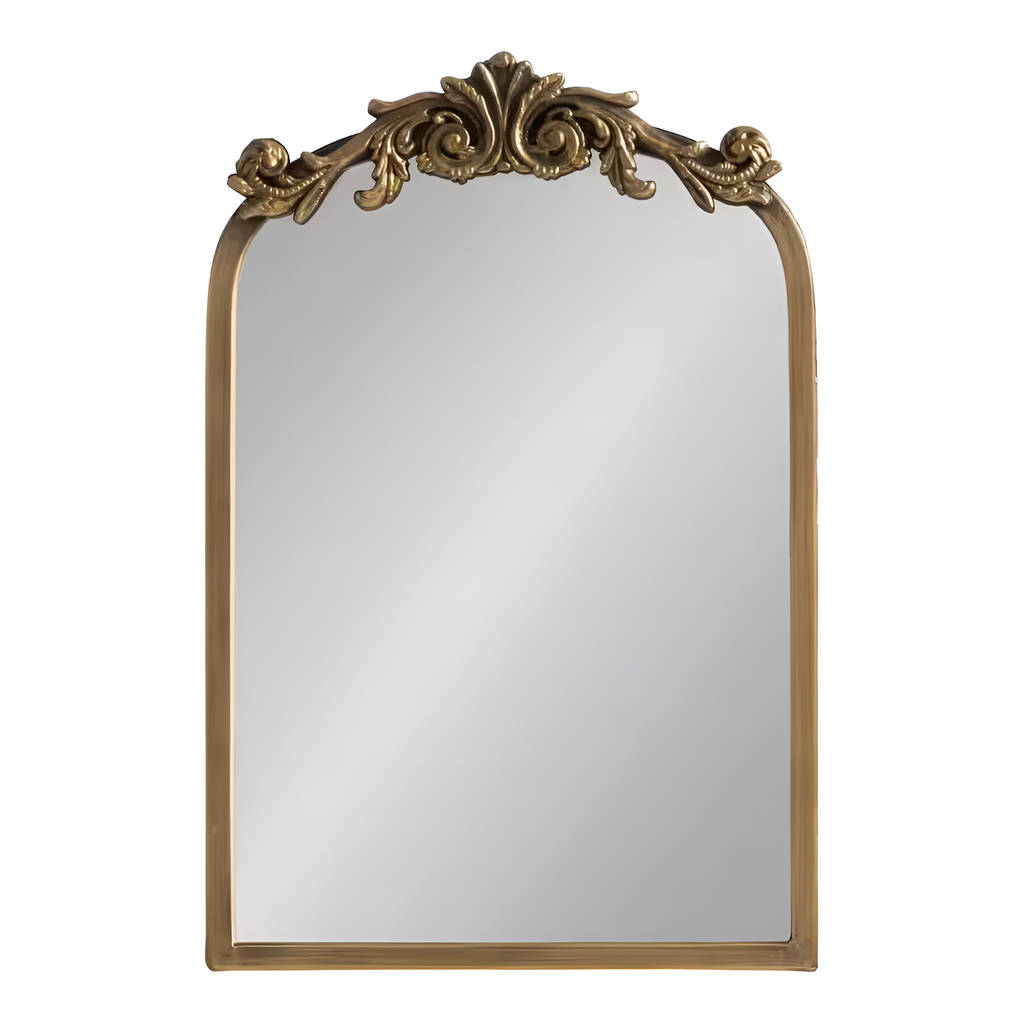 Arendahl 17.87 In. X 12 In. Traditional Arch Gold Framed Decorative Wall Mirror
