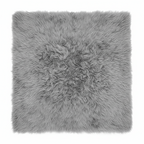 Faux Sheepskin Rug Fur Area Rugs Grey 10X12 Fluffy Rug Washable Rugs for Living Room and Bedroom Shag Rug Fluzzy Rug