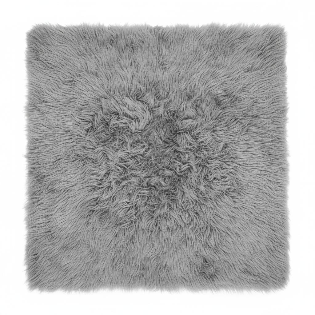 Faux Sheepskin Rug Fur Area Rugs Grey 10X12 Fluffy Rug Washable Rugs for Living Room and Bedroom Shag Rug Fluzzy Rug